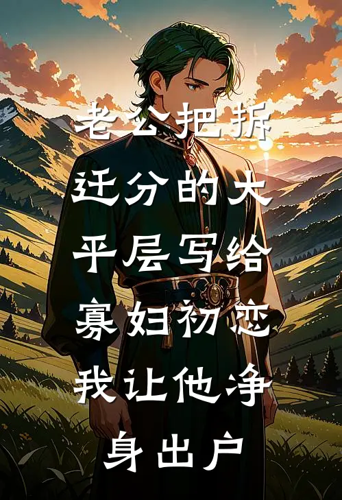 老公把拆迁分的大平层写给寡妇初恋，我让他净身出户