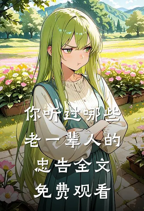 你听过哪些老一辈人的忠告全文免费观看