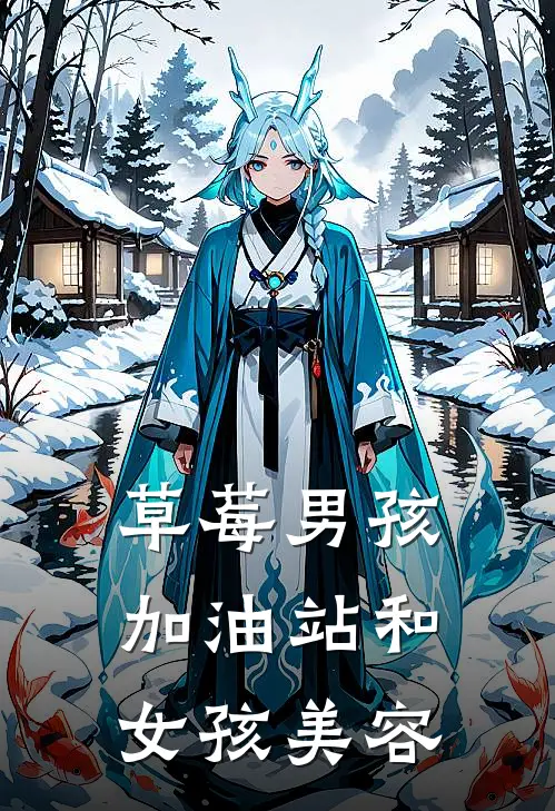 草莓男孩加油站和女孩美容