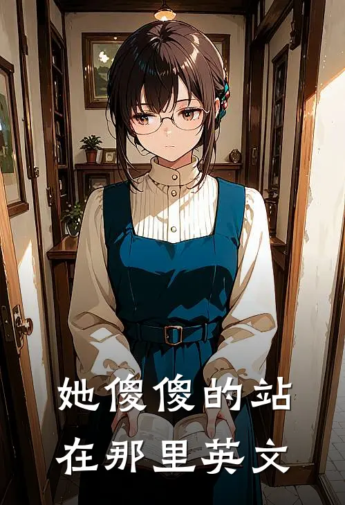 她傻傻的站在那里英文