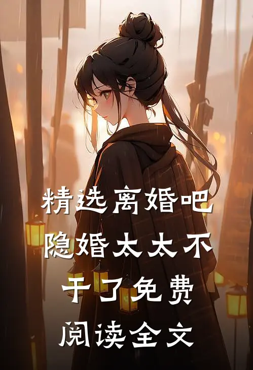 精选离婚吧,隐婚太太不干了免费阅读全文