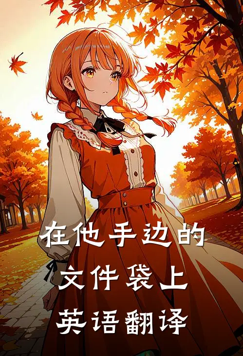 在他手边的文件袋上英语翻译
