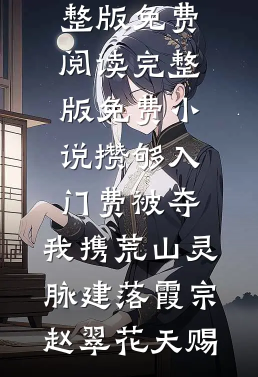 攒够入门费被夺，我携荒山灵脉建落霞宗赵翠花天赐完整版免费阅读_完整版免费小说攒够入门费被夺，我携荒山灵脉建落霞宗赵翠花天赐