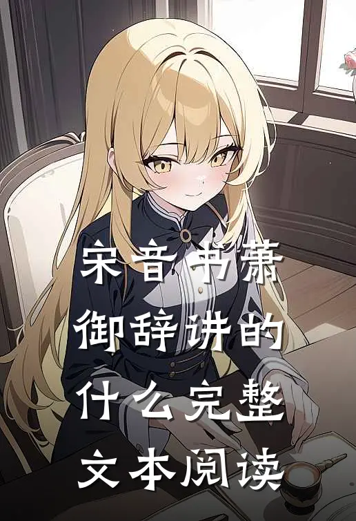 宋音书萧御辞讲的什么完整文本阅读